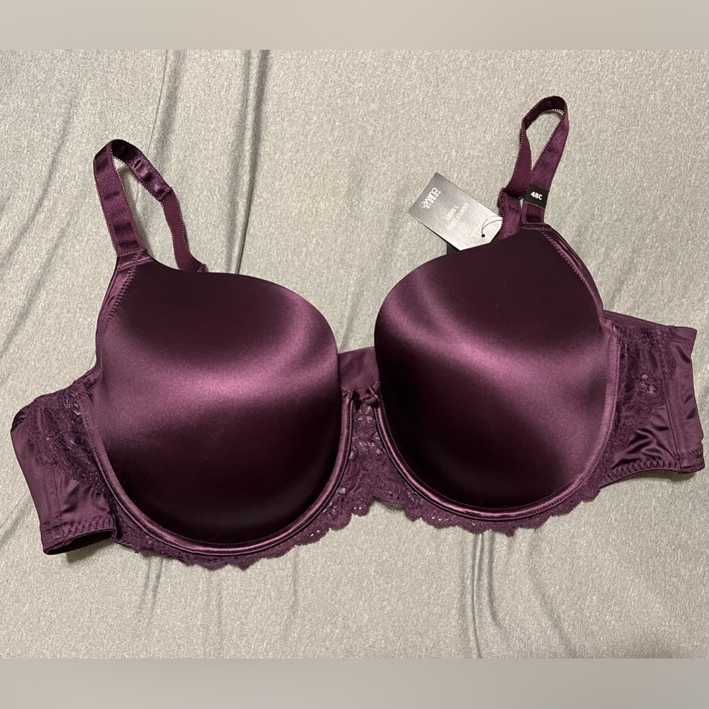 Lightly Lined T Shirt Bra in Purple